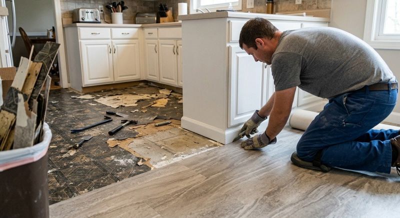 Linoleum Floor Installation in Boonton, NJ