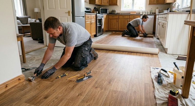 Linoleum Floor Installation in Hudson County, NJ