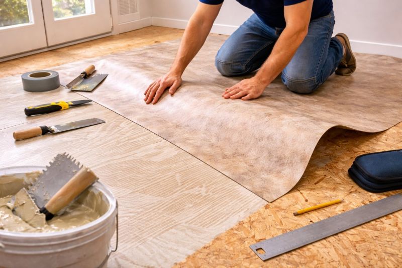 Sheet Flooring Installation in Hillside, NJ