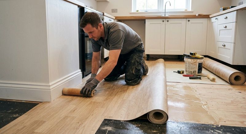 Sheet Linoleum Installation in Essex County, NJ