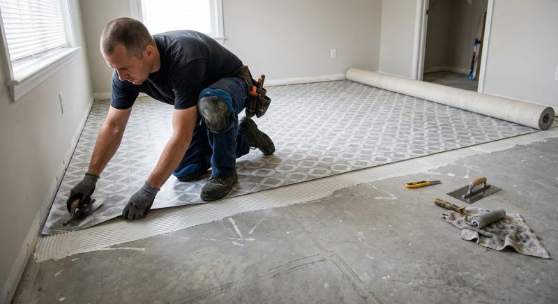 Sheet Vinyl Installation in Lynbrook, NY
