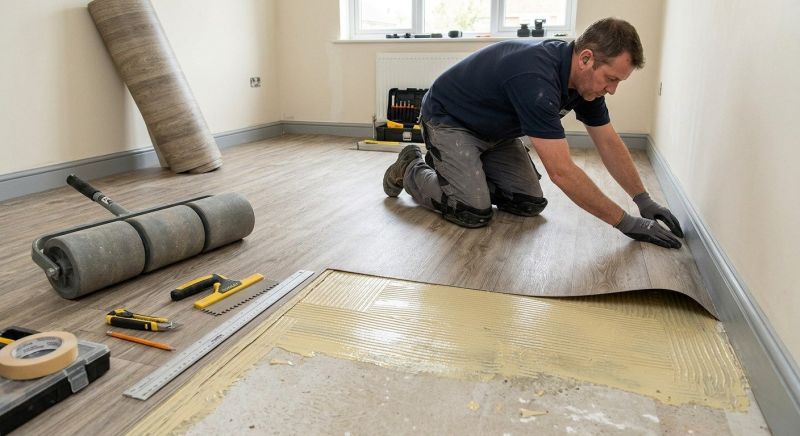 Sheet Vinyl Installation in Nyack, NY