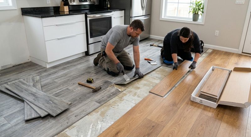 Vinyl Tile Replacement in Hudson County, NJ