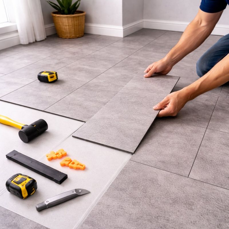 Vinyl Tile Replacement in Hudson County, NJ